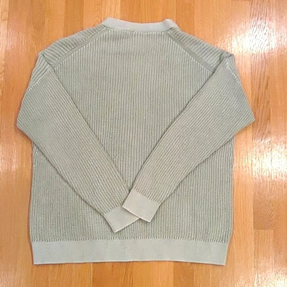 Haven Well Within Cardigan XL Seafoam Green Organic Cotton Cottage Coastal Beach - Picture 6 of 6